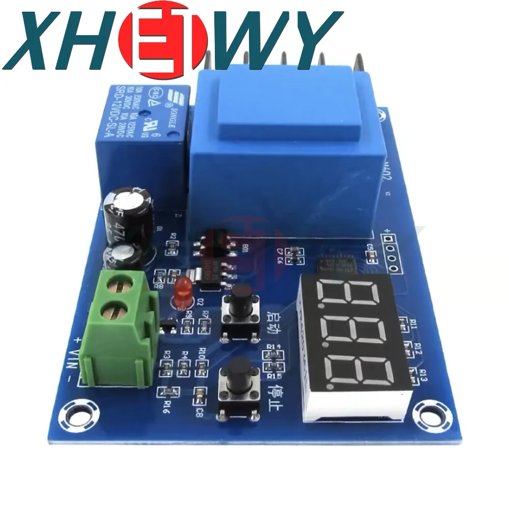 XH-M602 Digital Control Battery Charging Control Module AC 220V Lithium Storage Battery Charger Control Switch Protection Board