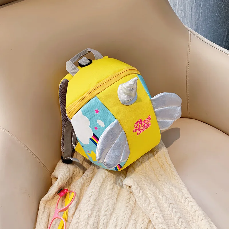 Mochila para niños, mochilas de guardería, mochila con alas bonitas antipérdida, mochila para niños pequeños, bolsas para madres y niños, mochila escolar para niñas