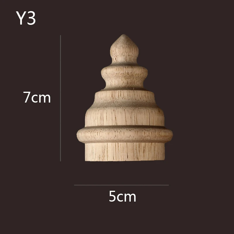 Holzschnitzerei Arche Bein kreisförmige Holzfuß Möbel zylindrische Kugel Applikation Kawaii Raumdekoration Holz Löwe Treppendekoration