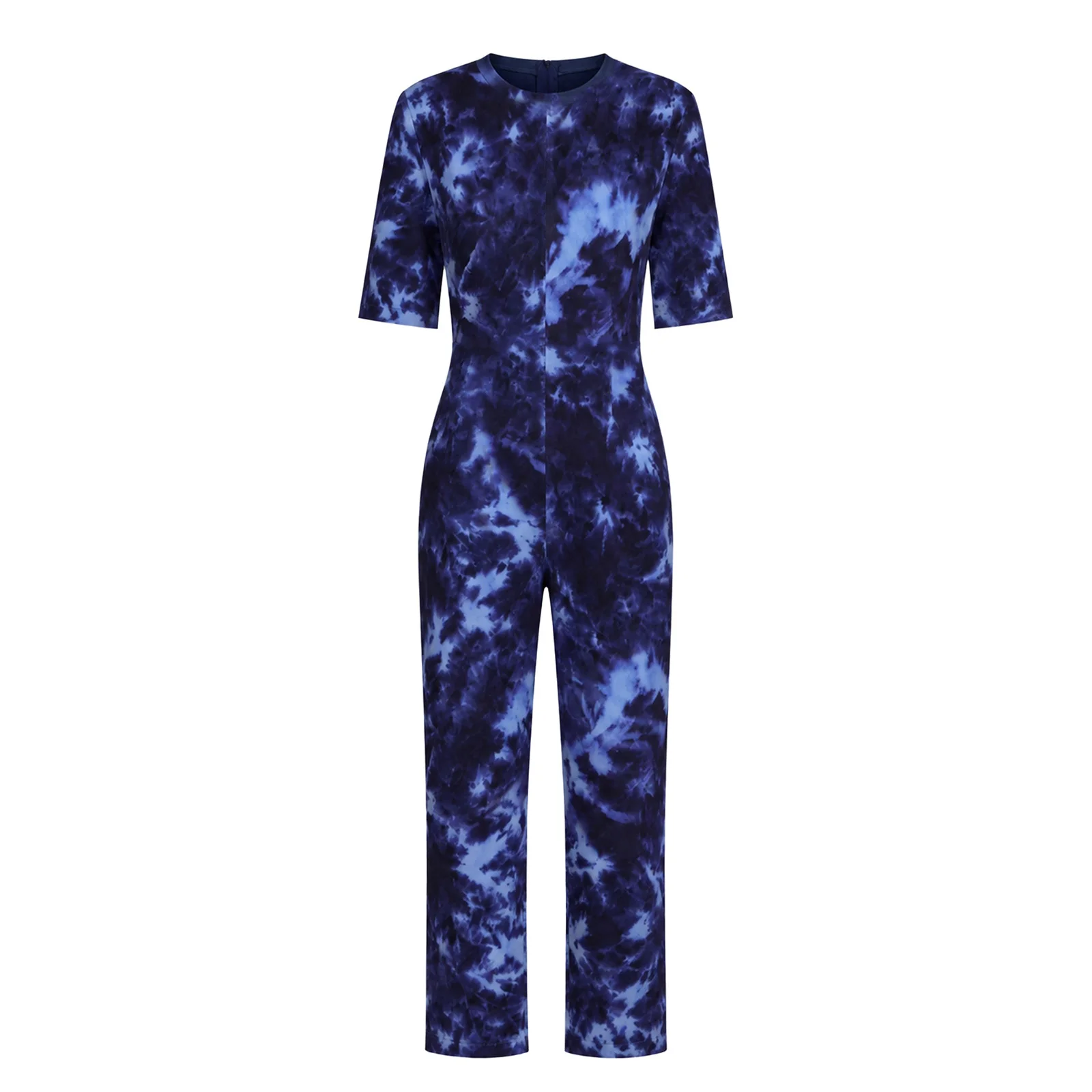 Women Elderly Alzheimer Adaptive Jumpsuit Dementia Disabilities Special Needs Clothing Printed Back Zipper Anti-strip Bodysuit