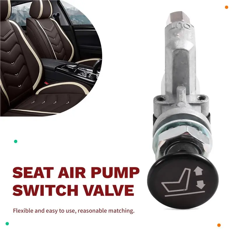 A02Q-Automotive Air Suspension Shock Absorber Seat Inflation Switch Air Pump Switch Valve Micro Compressor Seat Air Pump