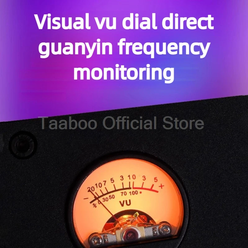 เครื่องขยายเสียงแบบหลอดขนาดเล็กตั้งโต๊ะ 5.0 บลูทูธแอมป์ 4 โอห์ม 2x50 วัตต์ พร้อมวูมิเตอร์ ไฮไฟ สเตอริโอ USB AUS TF OPT COAX สำหรับลำโพงเสียง