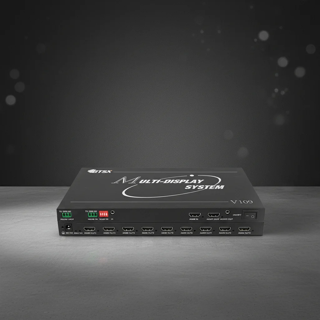 FPGA Real-time Video Splicer 1 in 9 Out No Compression for Mall & Exhibition Big Screen