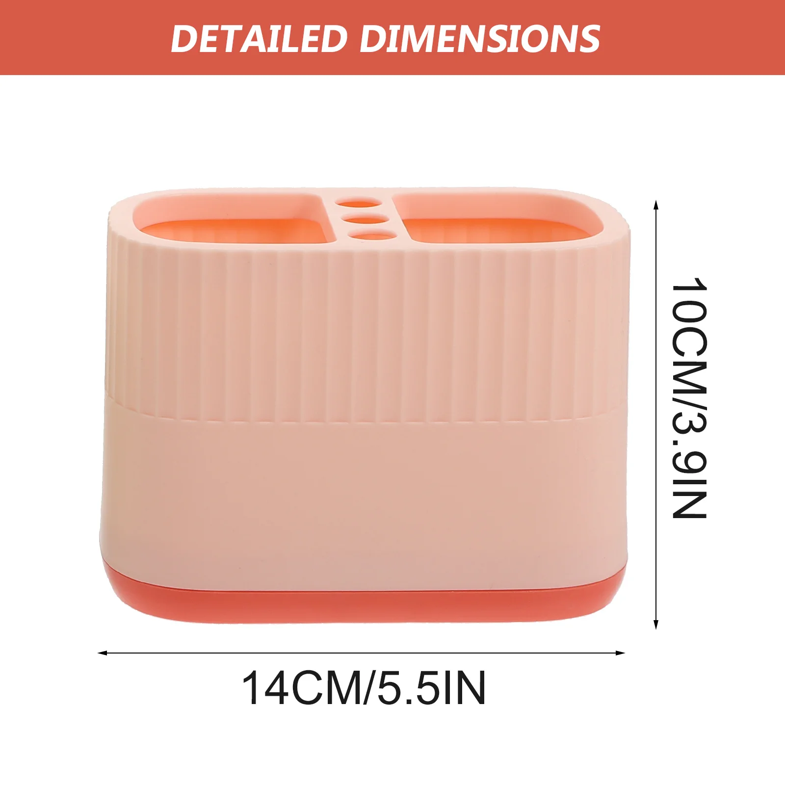 

2Pcs Pen Holders Multi-Functional Storage Organizers Modern Desktop Stationery Boxes Pencil Makeup Brush Containers Desktop