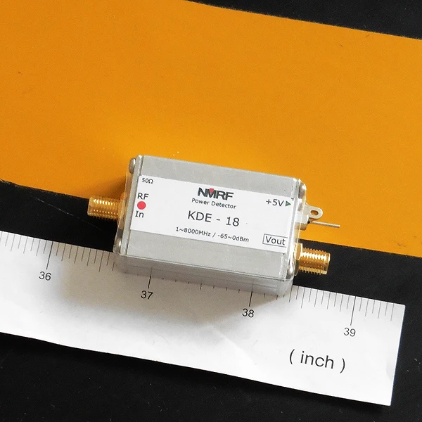 

1~8000MHz broadband RF power meter, active logarithmic detector AD8318 module