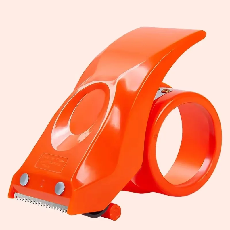 Thickened Metal 5cm Packing Tape Dispenser, Packaging Box Sealer Cutter, Portable Plastic Tape Cutting Machine for Warehouse Log