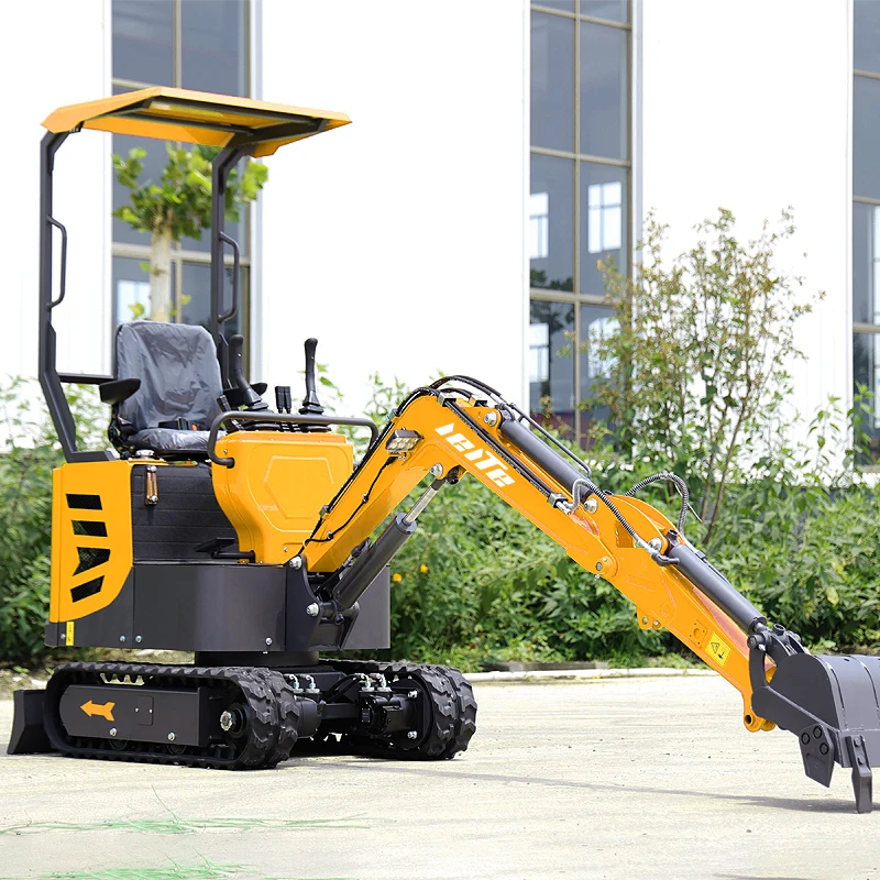 High Quality Mini Excavators 1 Ton China Wholesale EPA CE 1000KG Small Digger 2 Ton Multifunction Micro Trench Digger Customized