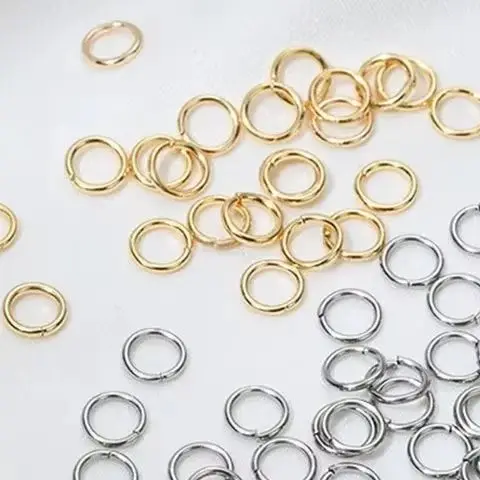 

Титановая сталь DIY ручное соединительное кольцо Невыцветающая открытая закрытая пряжка аксессуар для изготовления ювелирных изделий