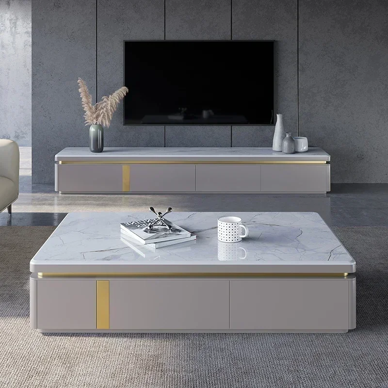 

Дизайнерский роскошный современный журнальный столик, эстетическое хранилище, Италия, минималистичный домашний журнальный столик, мебель для гостиной Mesa Centro Salon