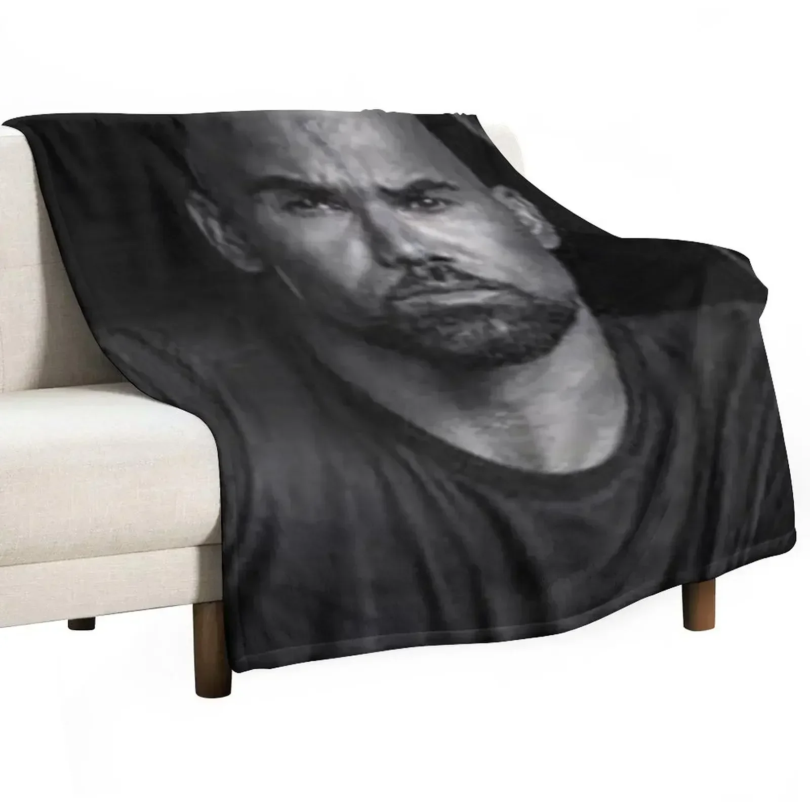 shemar moore Throw Blanket Decorative Sofa Bed Blankets