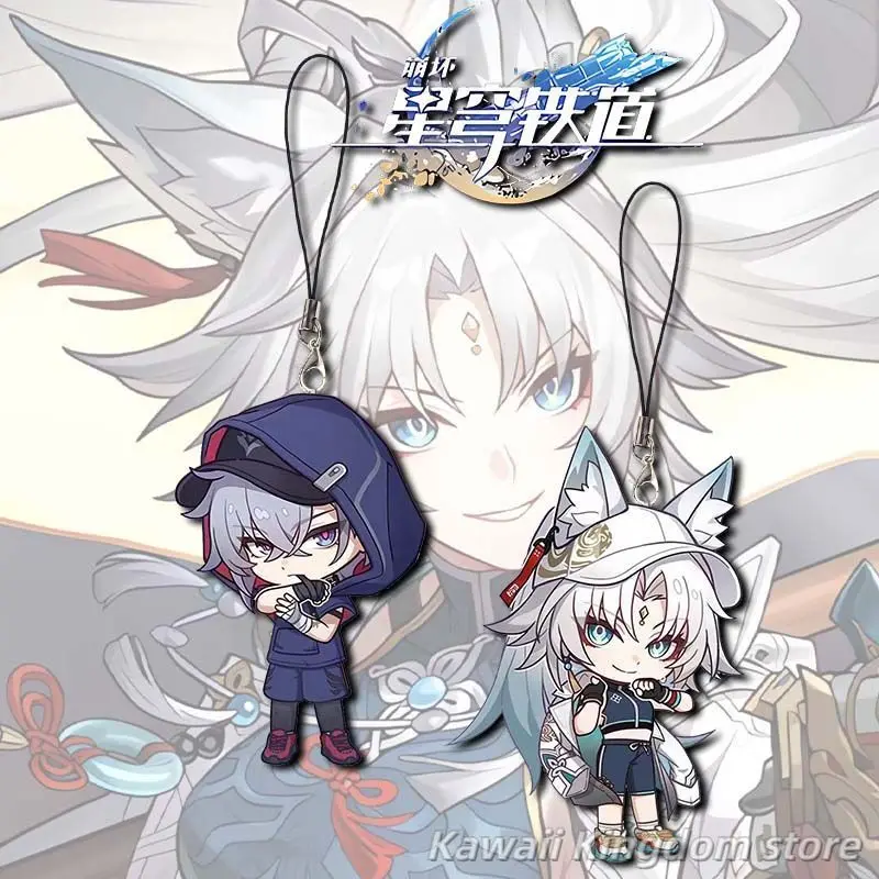 

Honkai: Star Rail Feixiao Moze Anime Mobile Phone Chain Student Friends Gift Pendant Lanyard Small Pendant Keyring