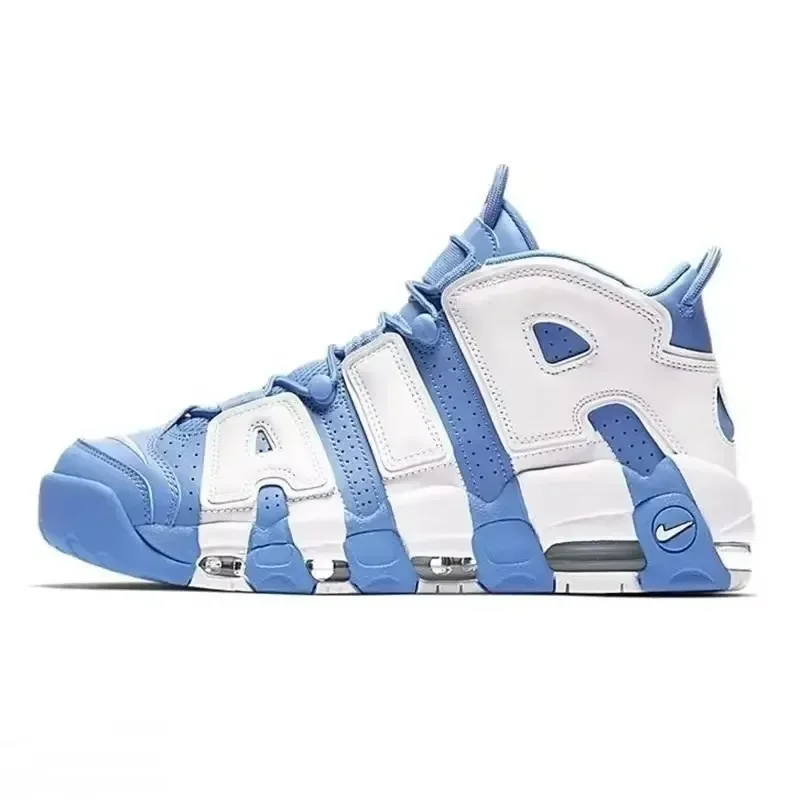 Nike  New Arrival Air More Uptempo Men's Silver Black Gold Comfortable Cushion Outdoor Sports Running Shoes 36-45 OA