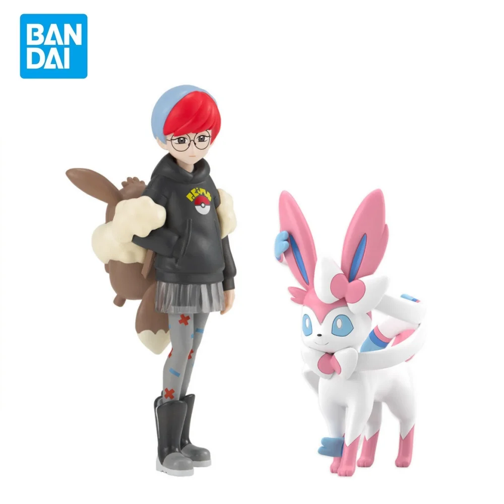 

BANDAI Pokemon Anime Sylveon Penny SCALE WORLD Parthia Region Action Figures Original Figuarts Model Figurine Decoration 20cm