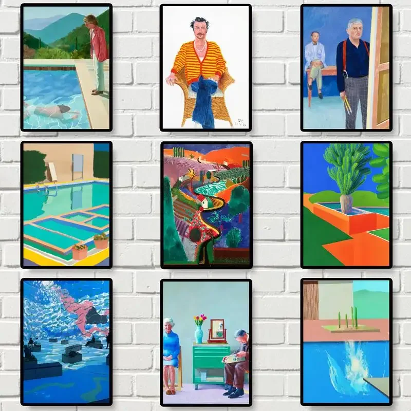 David Hockney Art POSTER Poster Prints Wall Pictures Living Room Home Decoration Small