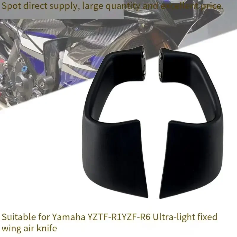 

Upgraded Carbon Fiber Aero Spoiler Winglets - Ultra-Light Aerodynamic Kit for Yamaha YZF-R1/R6 Motorcycles