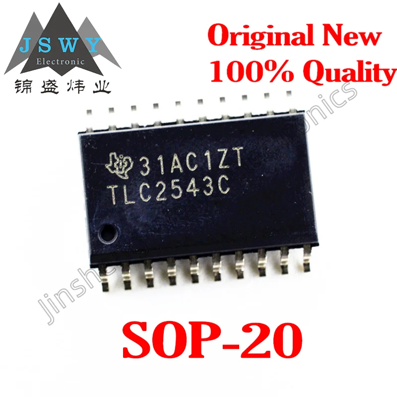 

(1-5 pieces) TLC2543CDWR TLC2543C SOIC-20/12-bit analog-to-digital converter chip/new original stock/fast delivery