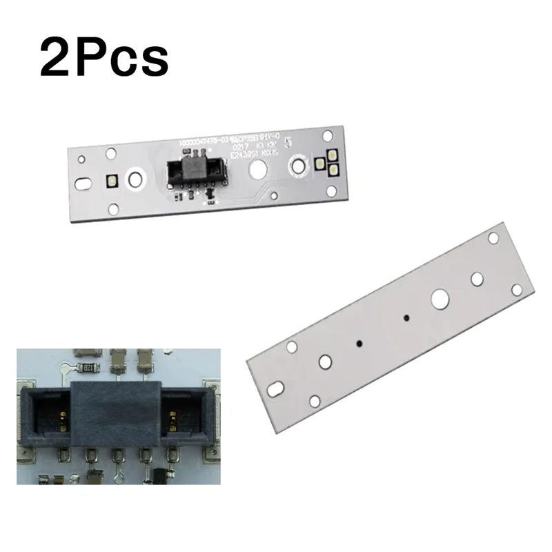 

2Pcs Car Xenon Headlight Daytime Running Light LED Boards E243951 4M0941475 For Q7 2017-2019 Angel Eyes DRL Chip-A93R