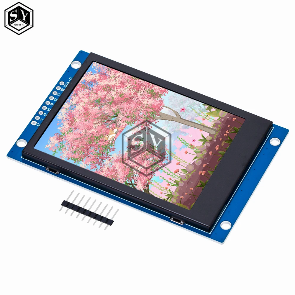 2.8 inç TFT LCD ekran 240*320 sürücü ST7789V arayüzü SPI/8/16 Bit
