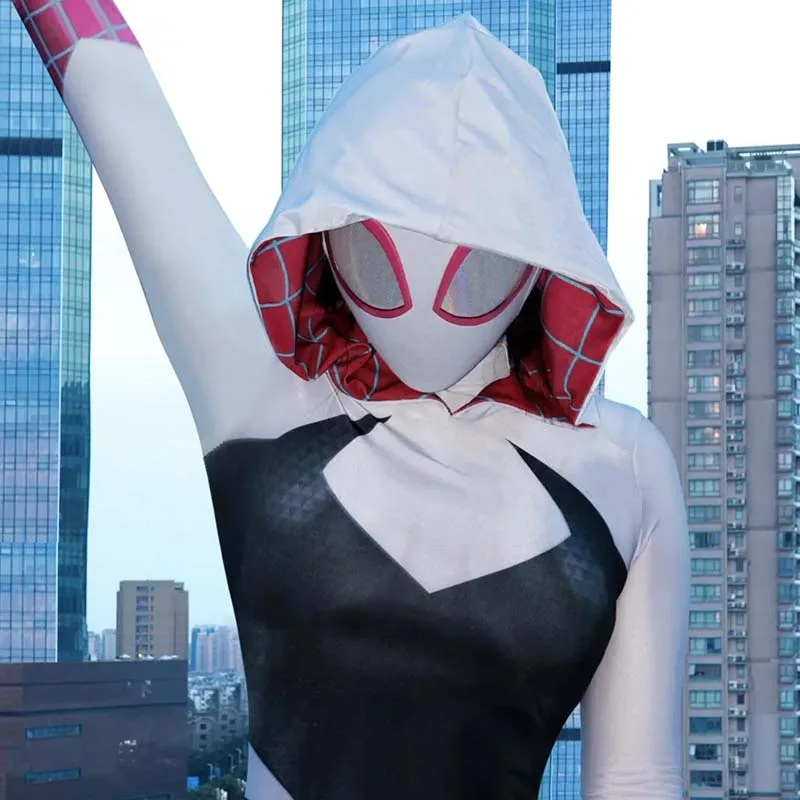 Spider Gwen Cosplay Costume Spider Man Gwen Stacy ... - 1