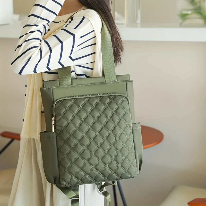 

Рюкзак с защитой от кражи золотого тона на молнии, большая вместительная, запираемая сумка для ноутбука с несколькими отделениями для путешествий и колледжа.