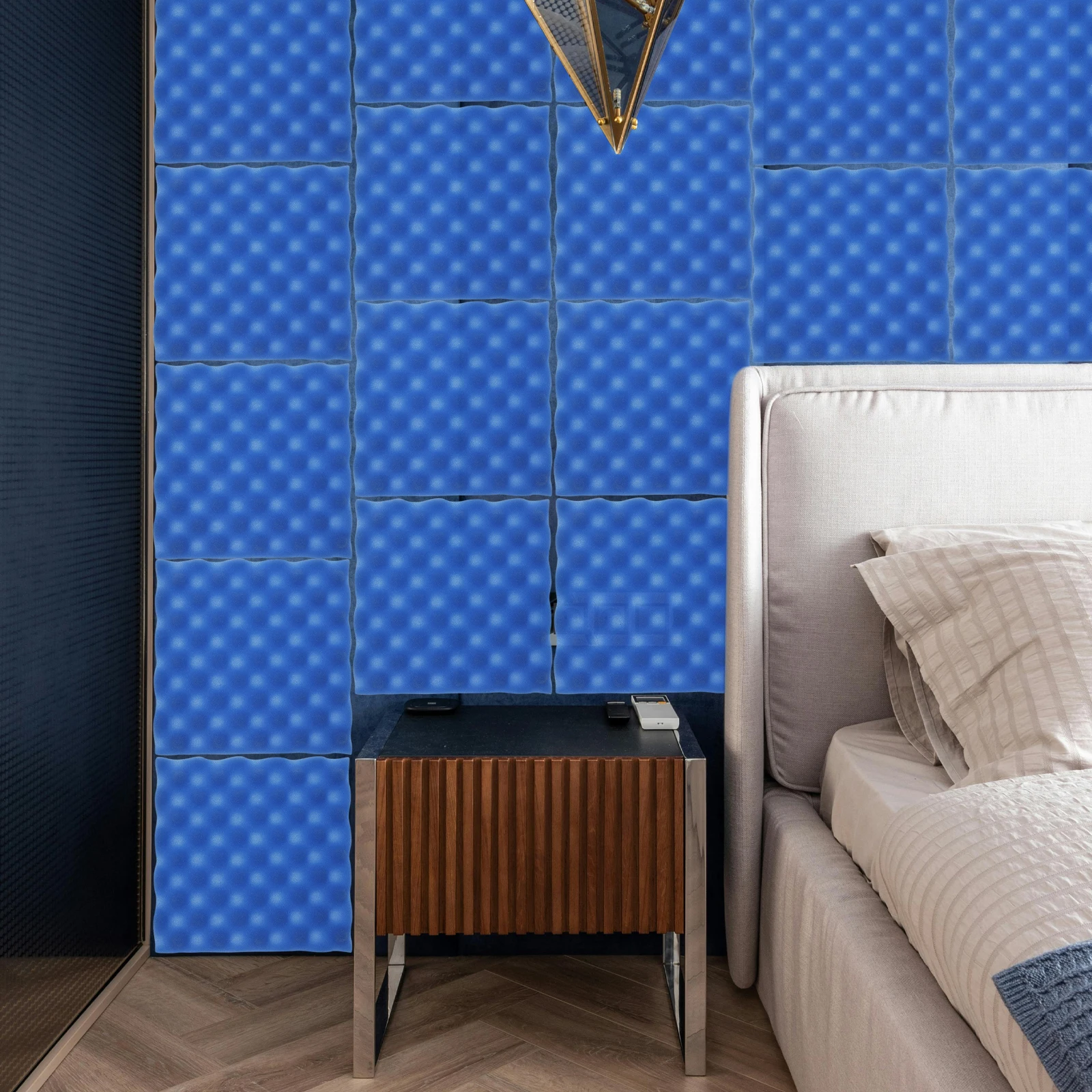 

12Pcs Self-Adhesive Sound Absorbing Panels Soundproof Pads for Monitor Speaker Subwoofer Music Equipment Noise Cancelling