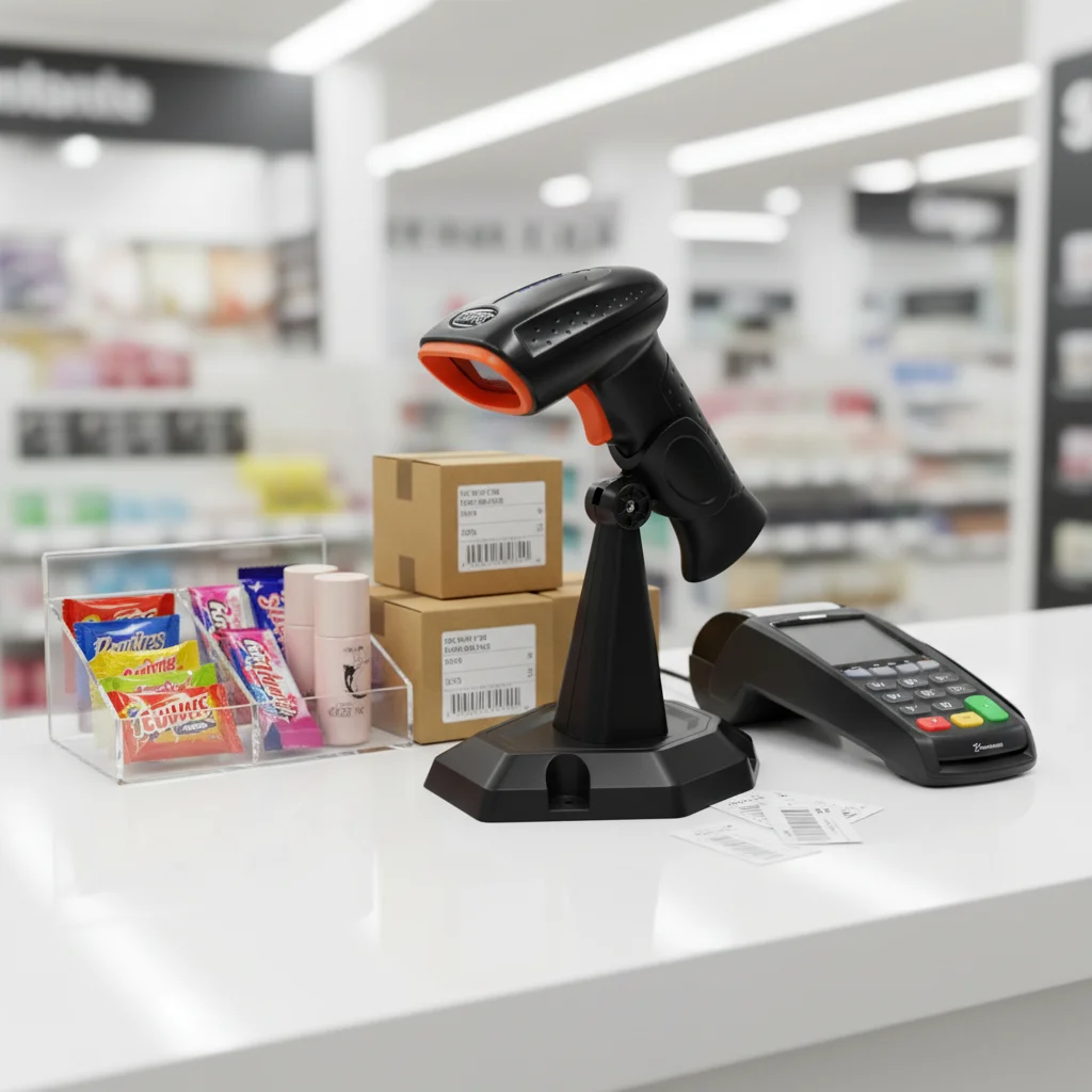 TA20G High Performance Handheld Barcode Reader 1D 2D Wireless Qr Bar Code Scanner for Supermarket Warehouse Inventory