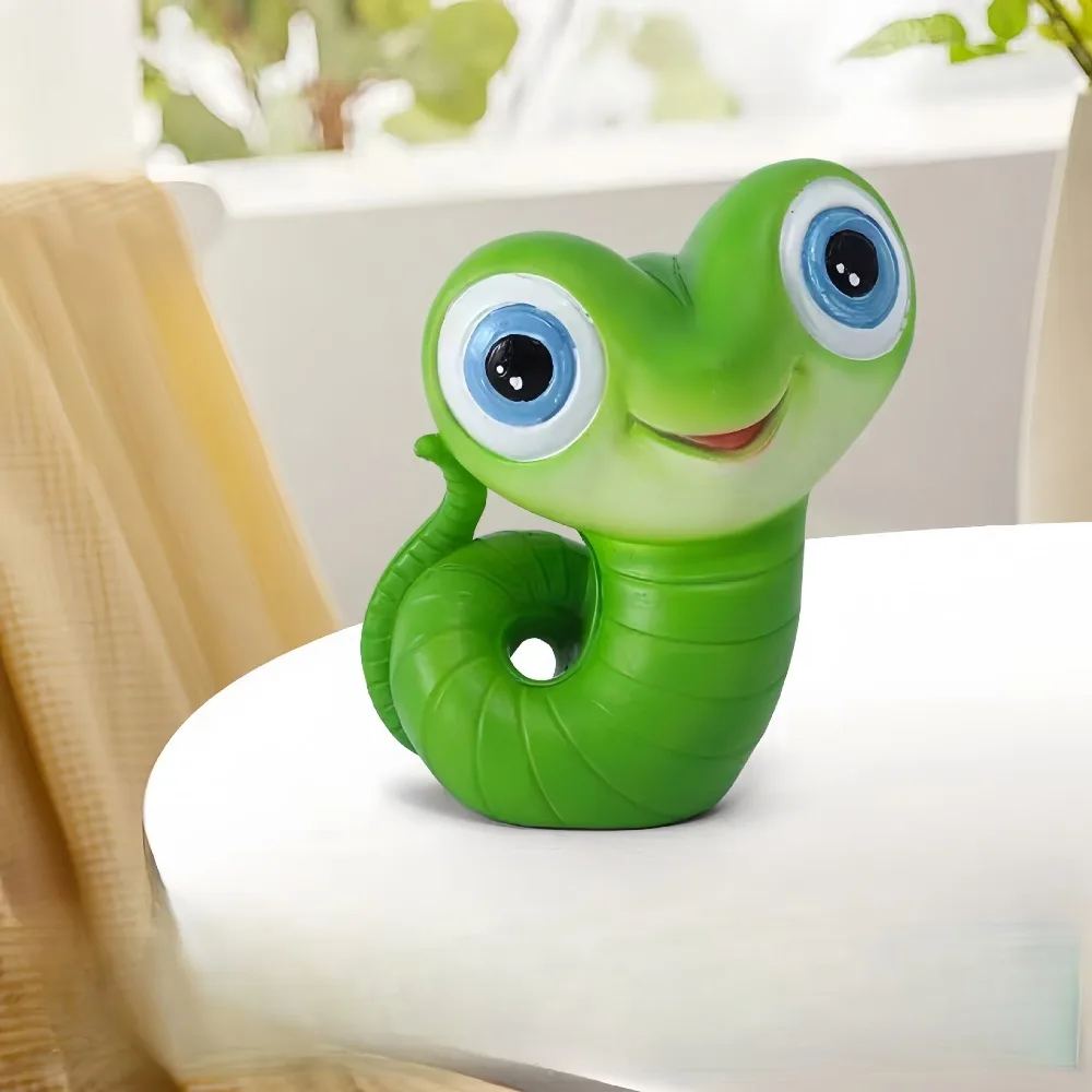 

Creative Cartoon Mini Cobra Statue Resin Crafts Funny Cobra Sculpture Handmade Small Snake Figurine Home