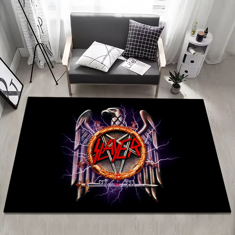 Petit tapis antidérapant S-Slayer k-Kerry King, tapis touffeté fait à la main pour cuisine, chambre à coucher, salon, décoration d'entrée