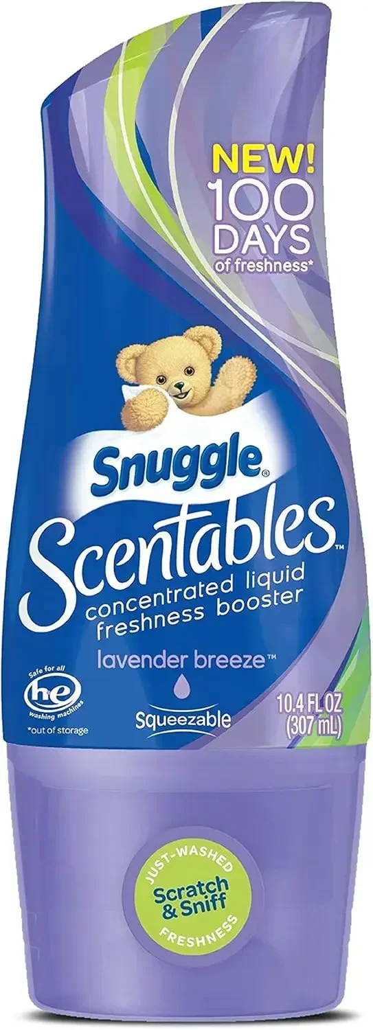 

Концентрированный жидкий усилитель свежести для белья Scentables, аромат Лавандовый бриз, 10,4 жидких унций