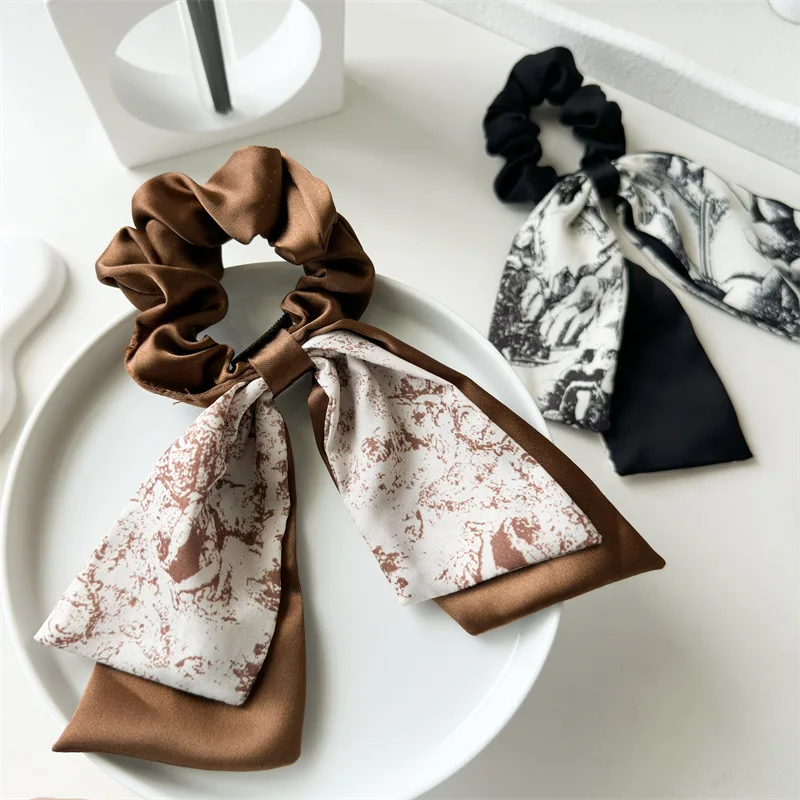 Neue Chinesische Stil Kaninchen Ohr Stirnband Hohe Elastizität Geflochtene Haar Zubehör Pferdeschwanz Kopfschmuck Mädchen Haar Accessoires Haar Krawatte – Detail 6