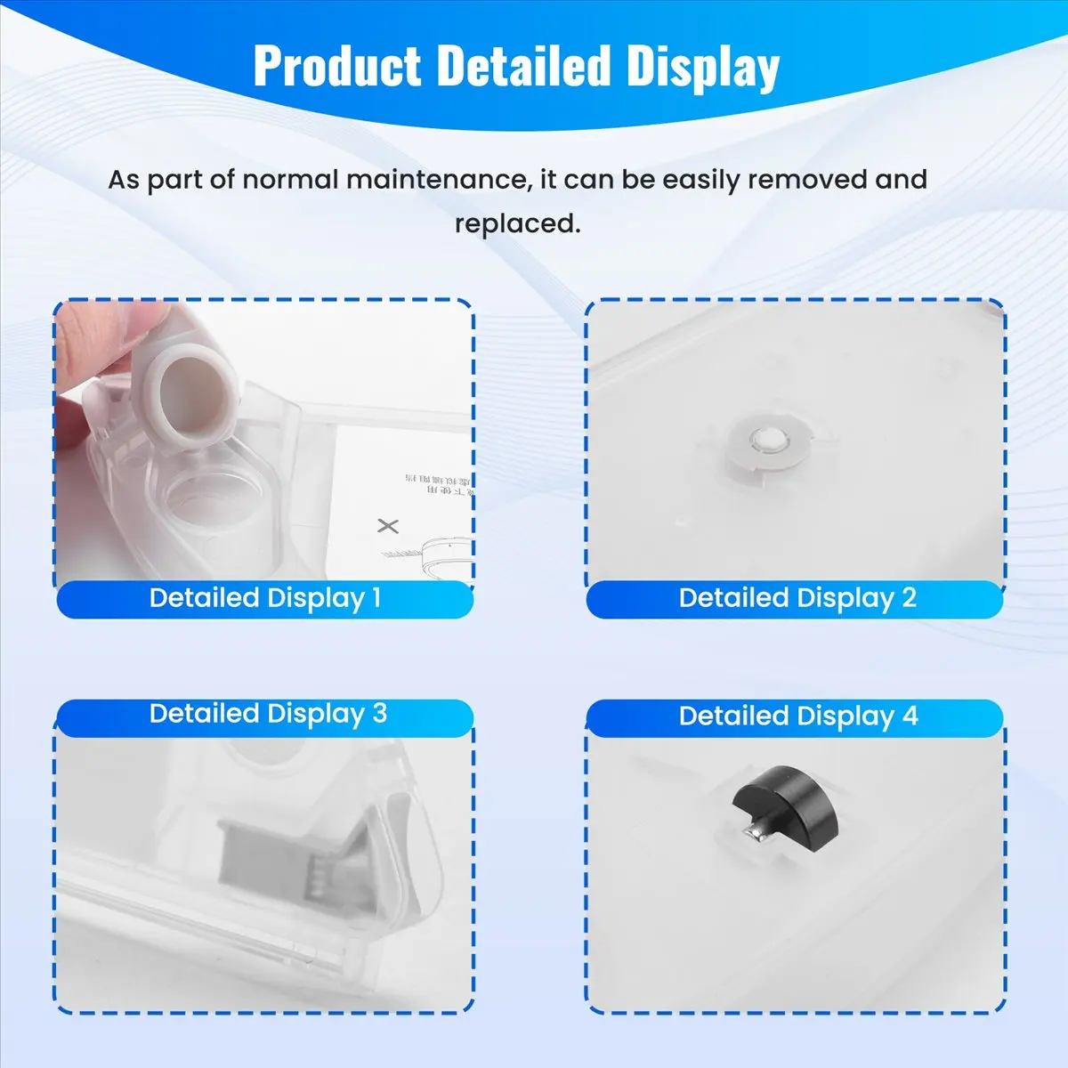 (A25M) Water Tank Water Core for Xiaomi Roborock S5 S50 S51 S55 S6 S52 T61 P50 T7 T4 T6 P5 for XIAOWA E2 E3 E4 Vacuum Cleaner