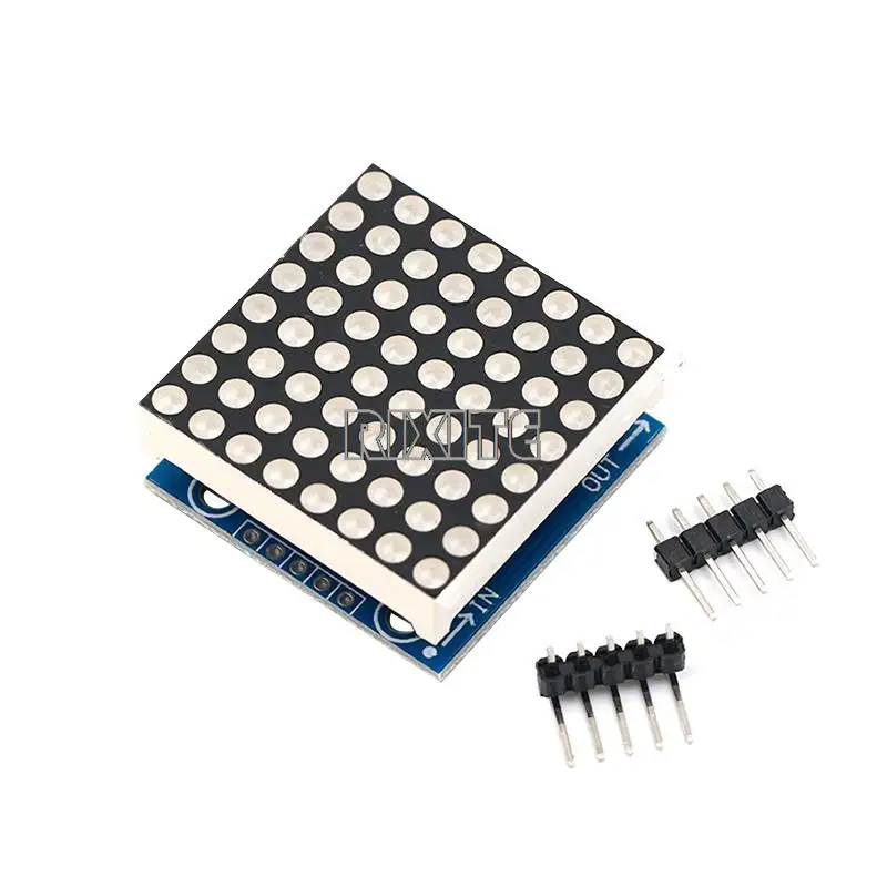 MAX7219 Dot Matrix Module Microcontroller Module LED Display Module Finished Goods , Can Be Together For Arduino Programming