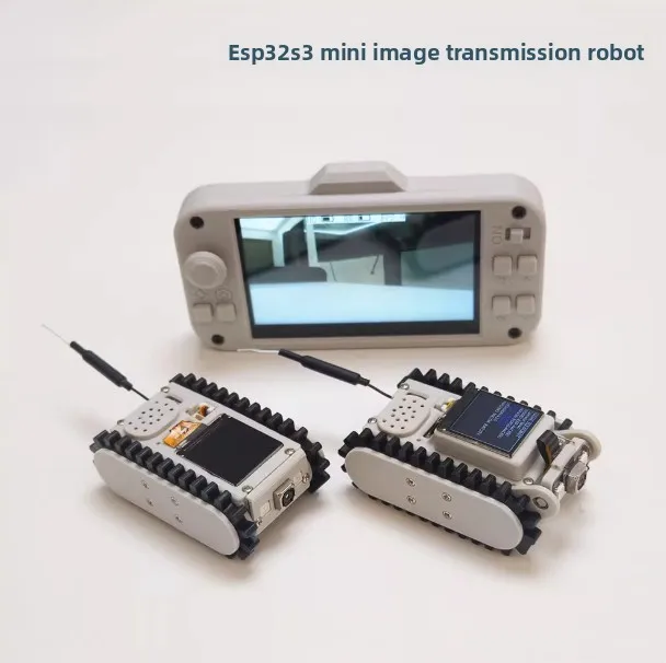ESP32 Remote Control Tank Model – All-Metal Chassis for Tractor/Crawler/Balance Car/Truck, WiFi RC Scout Robot Car