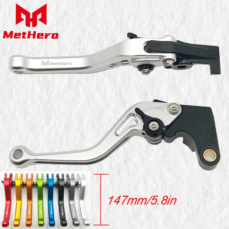 

Fit For Yamaha FZ1 FAZER 2001-2005 TRX 850 1996-2000 YZF R1 2002-2003 YZF R6 1999-2004 CNC Short Brake Clutch Levers MetHero