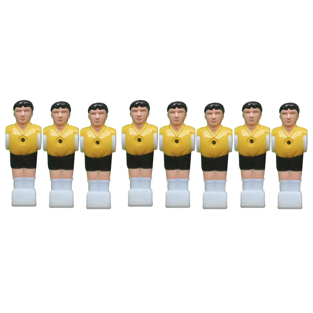 

8pcs Football Men Premium Plastic Football Players Mini Soccer Players Tournament Style Replacement For Accessory