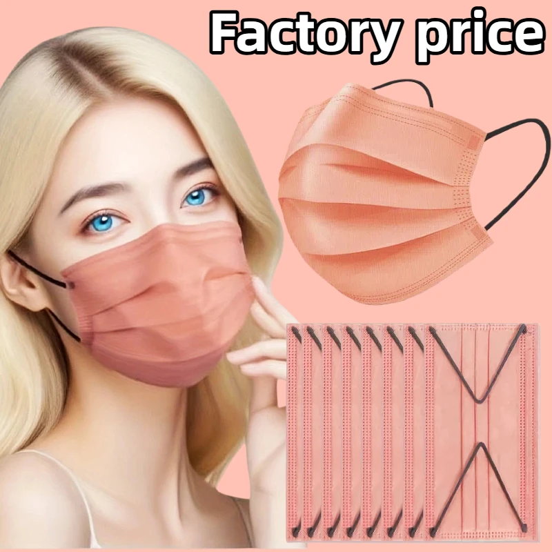 200 Stück 4-lagige Einwegmasken – atmungsaktiv und bequem, verstellbare Ohrschlaufen und eng anliegende Nasenpads, perfekt für Outdoor-Aktivitäten, Zuhause, Pendeln, Büro, Schule, Unisex und hohe