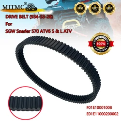 MITMC Original DRIVE BELT (934-33-28) For SGW Snarler 570 ATV6 S & L ATV UTV CVT Parts F01E10001008 E01E11000200002