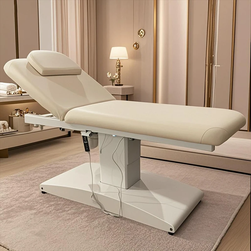 

Customized professional electric elevating beauty bed massage table - furniture for beauty salons