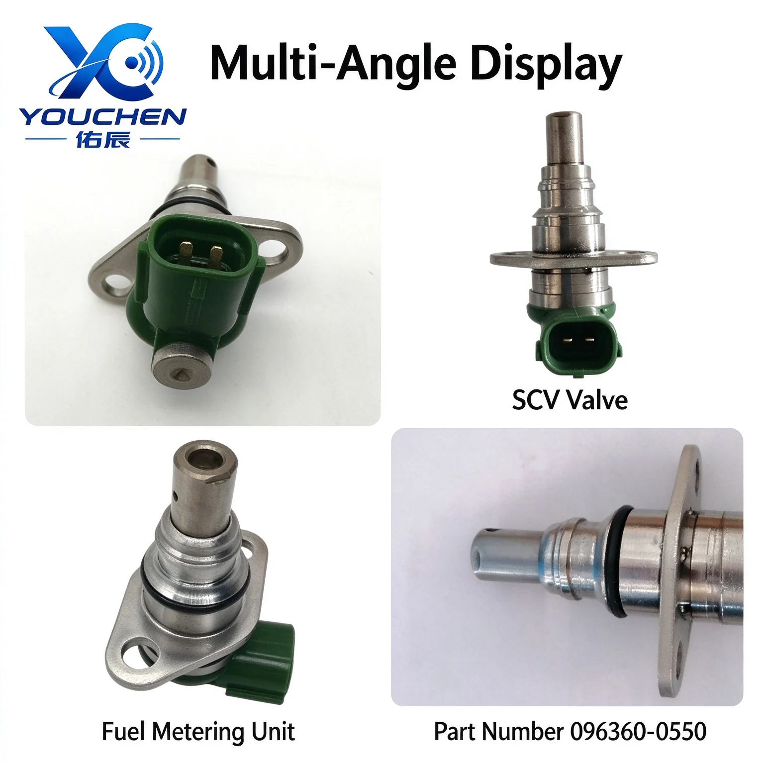 096360-0550 SCV Suction Control Valve Fuel Metering Unit for Corolla Diesel Engine Fuel Injector Pump Replacement Part