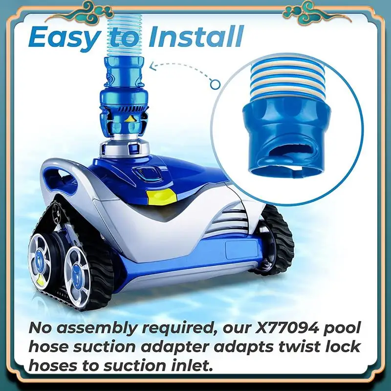 Picture 4: 2 Pack Pool Suction Adapter Leaf Catcher Hose Adaptor For Zodiac MX6 MX8 Pool Cleaner