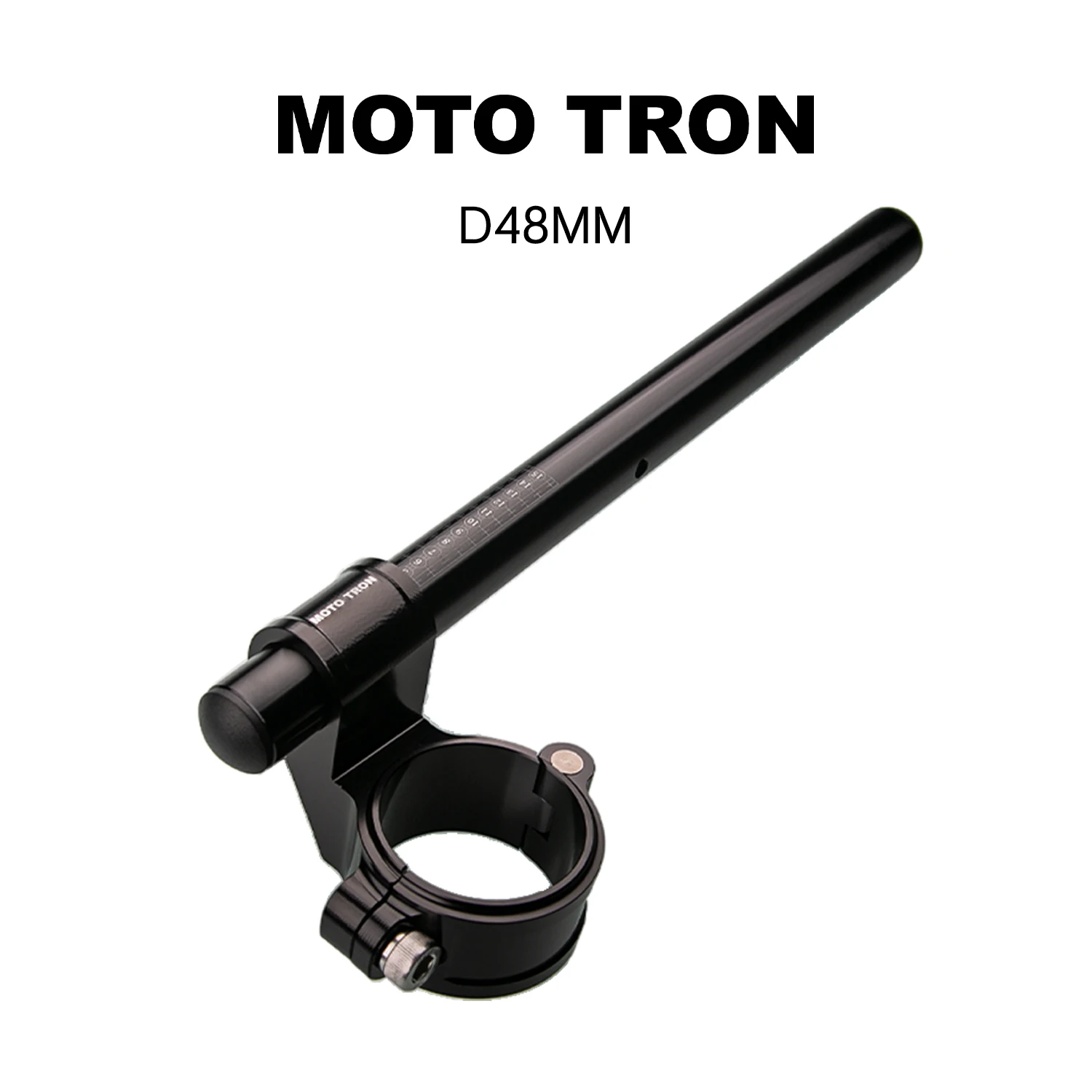 MOTO TRON - Lightweight Clip On Handlebars - 48mm Raised For HONDA CBR650RR 2019-