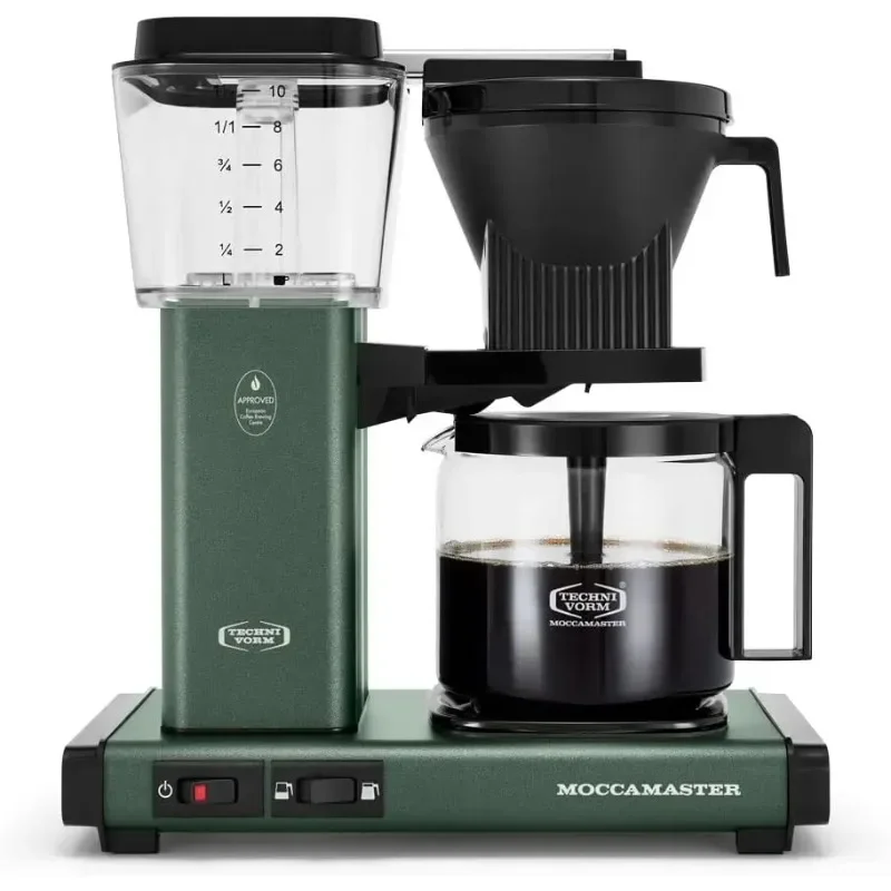 Technivorm Moccamaster 53923 KBGV Select Coffee Maker Juniper, 40 oz, 10 Cup, 1.25 L