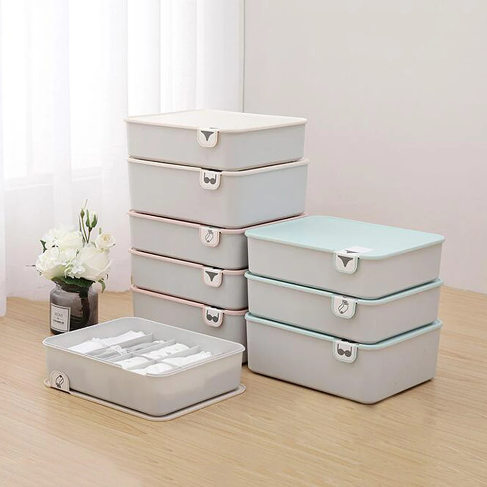 

Underwear Storage Box Lingerie Organizer Pouch Socks Panty Rack Clothing Container