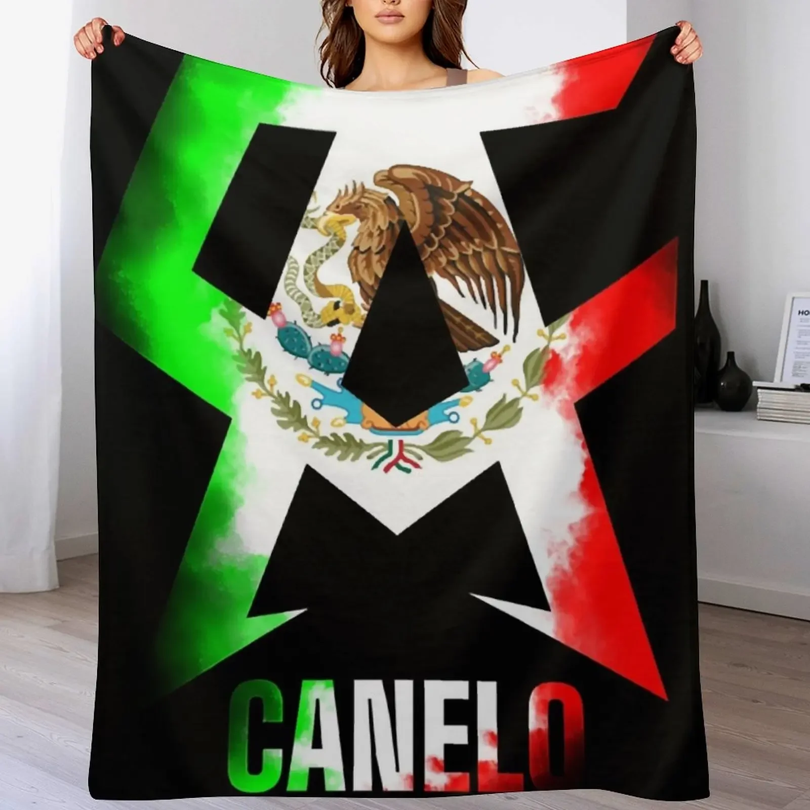 

Canelo Alvarez Throw Blanket Cute Retros Soft Beds halloween Blankets