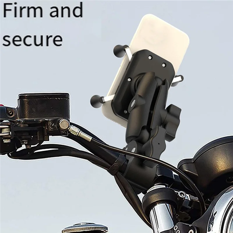 N86R For Gopro/Insta360 Garmin Camera 1 Inch 25Mm Motorcycle Ram Ball Mount Support Bike Handlebar Railing Super Clamp