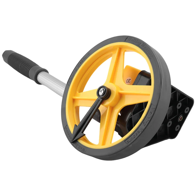 

PORK-Measuring Wheel Distance Wheel Measurer Wheel Tpr Plastic 17.72 X 6.3 X 5.51In For Surveyors(Small Wheel, 12)