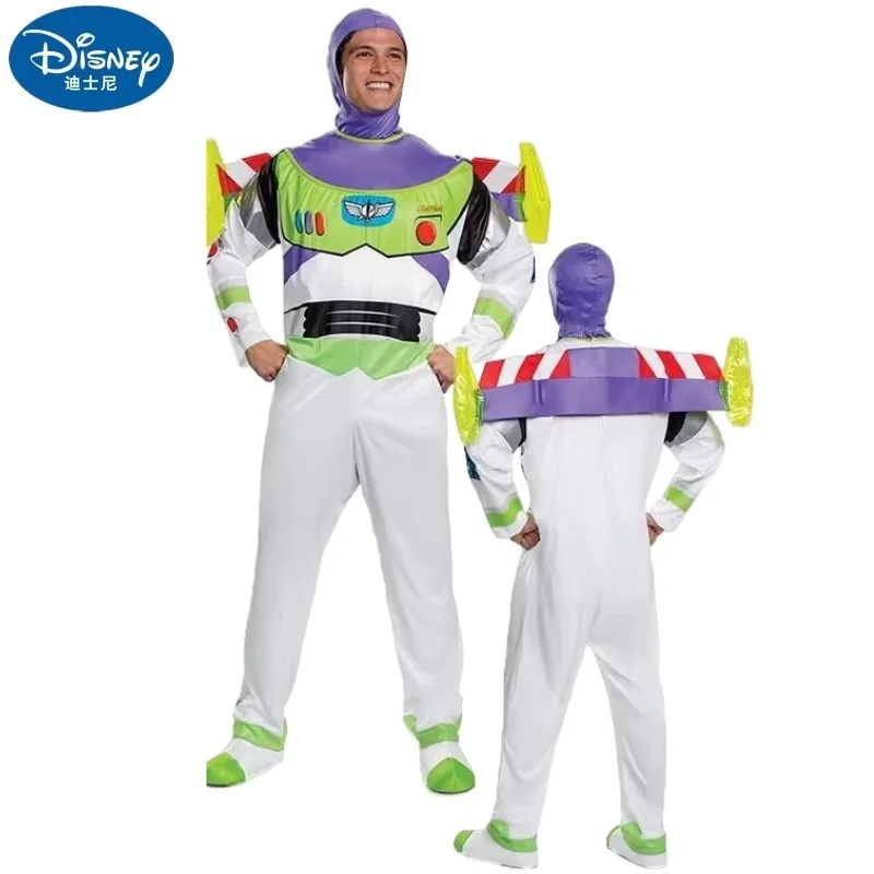 

Hot Disney Toy Story Buzz Lightyear Cosplay Costume Cartoon Dolls Stage Performance Bodysuit Halloween Adults Costume Full Suits
