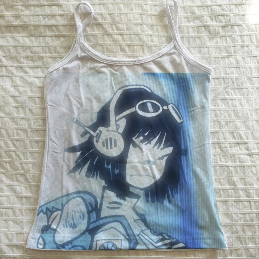 Y2K style 90s Harajuku Fairy Tank Tops women's Clothes Fashion Gothic Tank Tops Emo girls Punk Baby Tank Crop Tops Summer Tops