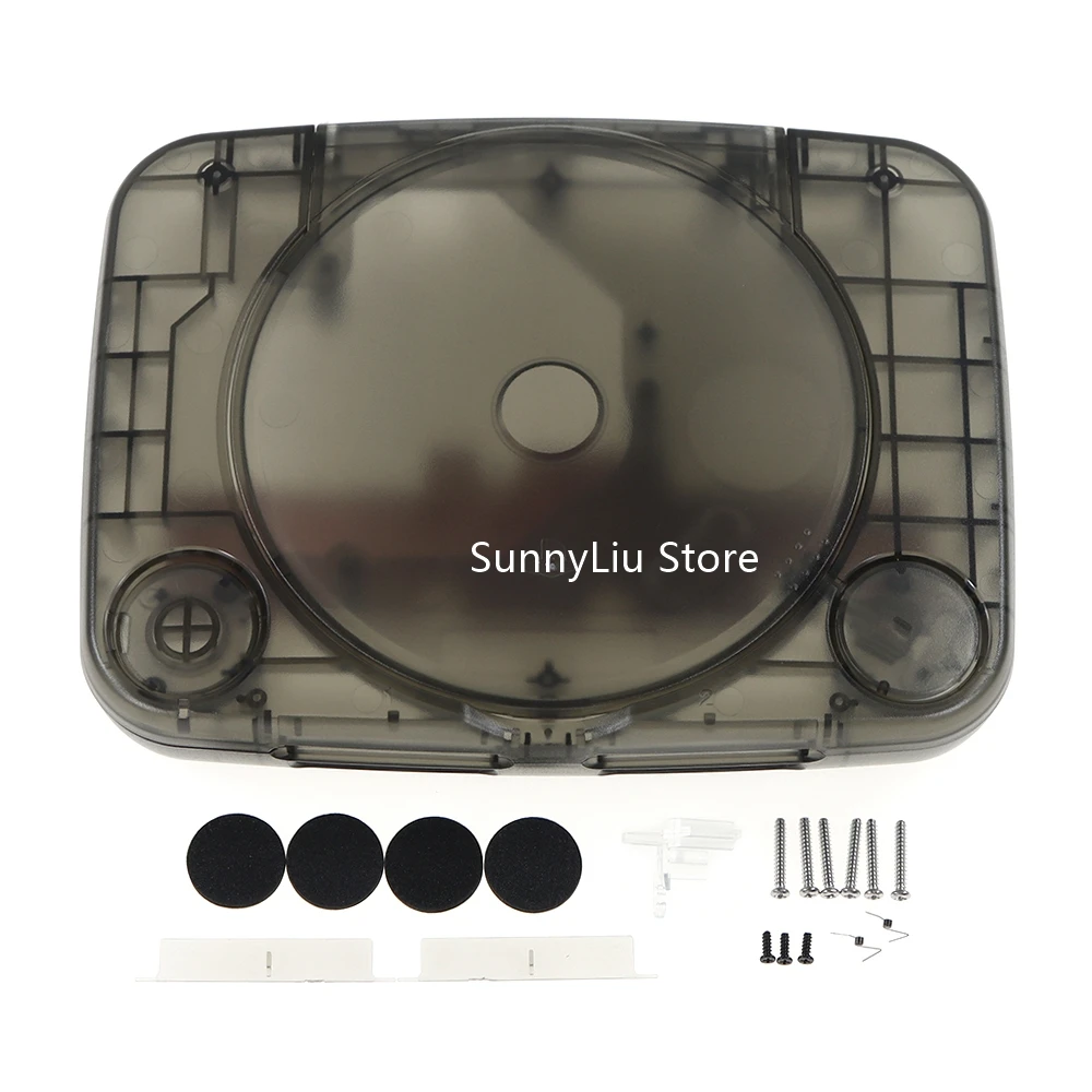 Full set shell case for PS1 one console Housing Translucent Case Shell For PS one PSOne Transparent Game Console case for PS1