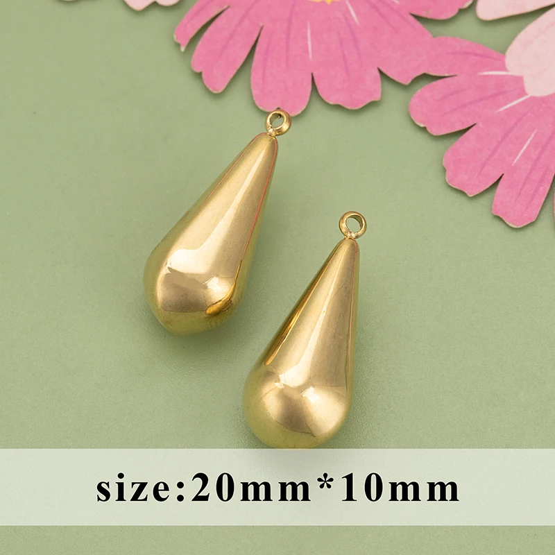 assoonas, 4 Stück/Set, ME60, Schmuckzubehör, 316L-Edelstahl, nickelfrei, handgefertigt, Anhänger, Schmuckherstellung, DIY-Anhänger – Detail 3